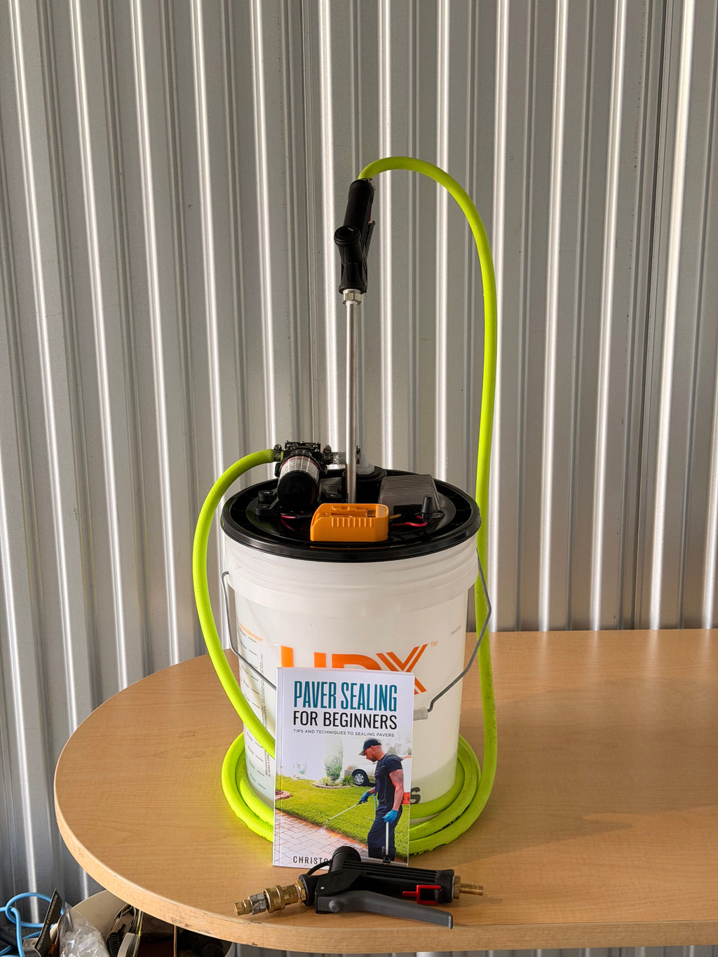 Paver Sealing Starter Pack- Lid Sprayer, Spray Wand and Paver Sealing Guide!