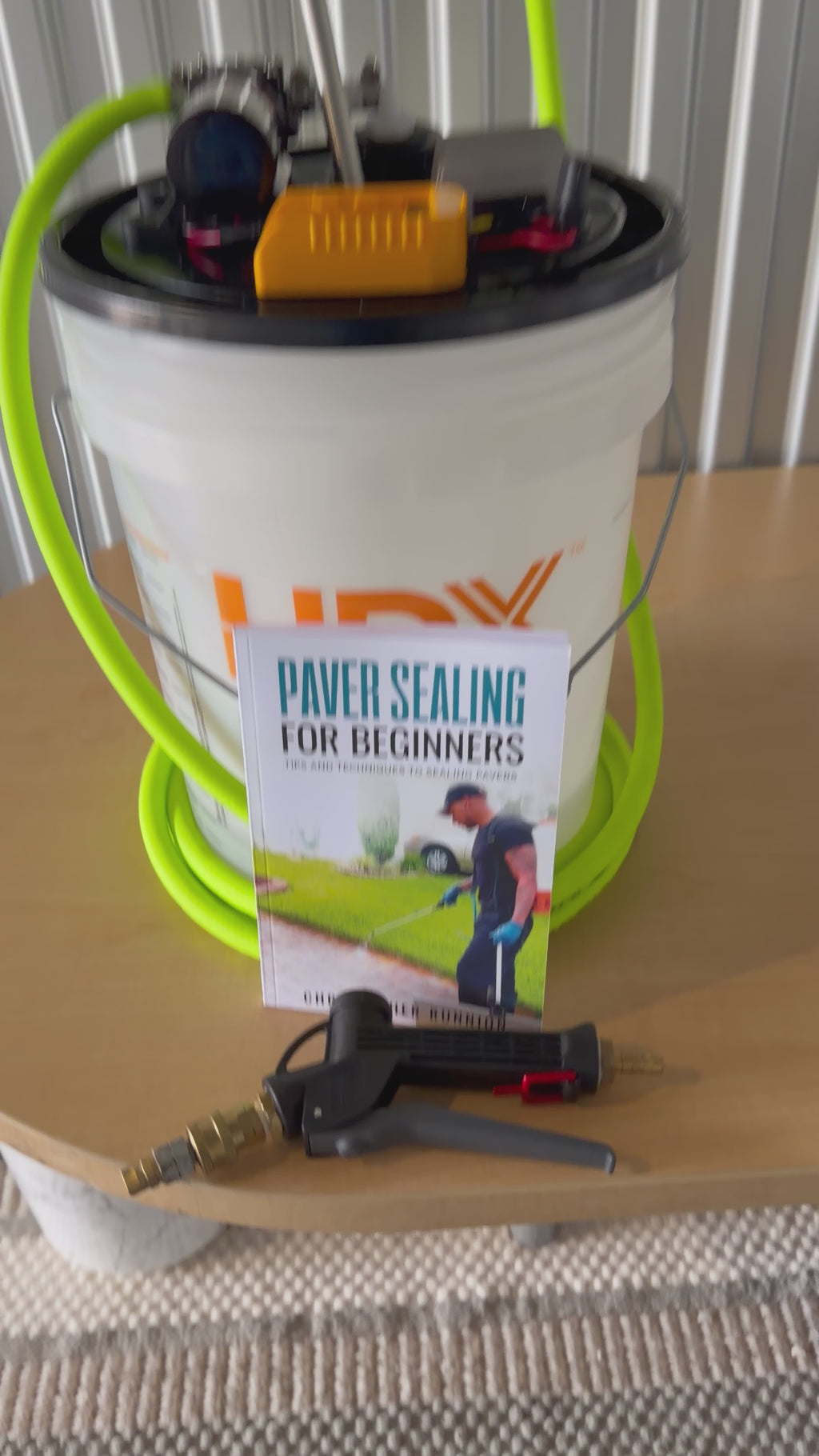 Paver Sealing Starter Pack- Lid Sprayer, Spray Wand and Paver Sealing Guide!