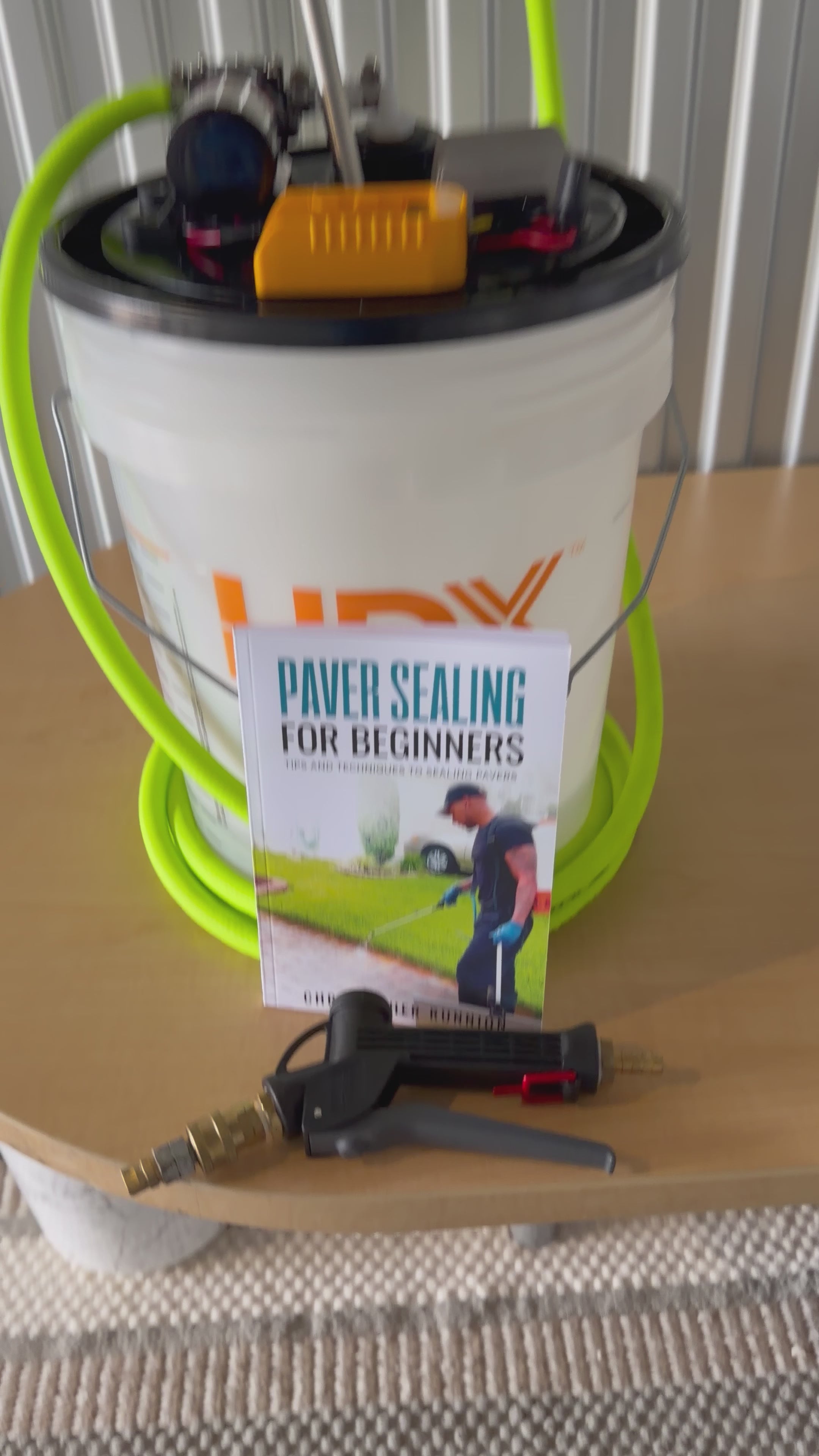 Paver Sealing Starter Pack- Lid Sprayer, Spray Wand and Paver Sealing Guide!